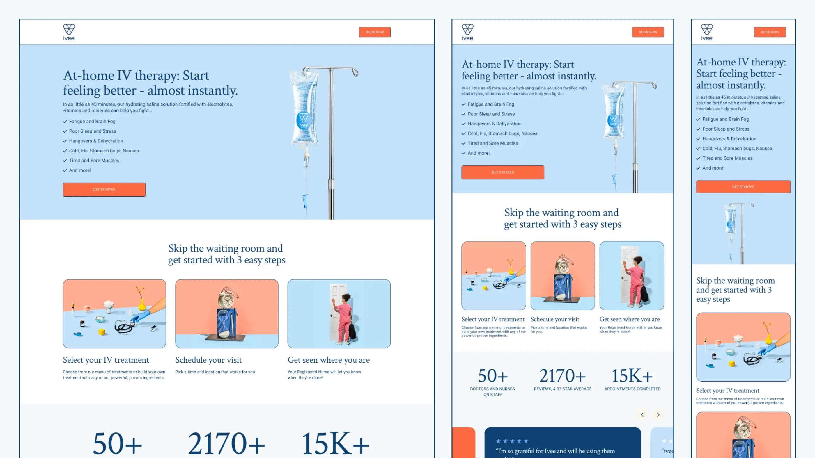 Designed & developed a high-performing landing page for Hone’s new venture, Ivee, which drove a 20% reduction in cost per acquisition (CPA), a 49% increase in conversion rate (CVR), and a 12% improvement in return on ad spend (ROAS) over several months of testing and optimization